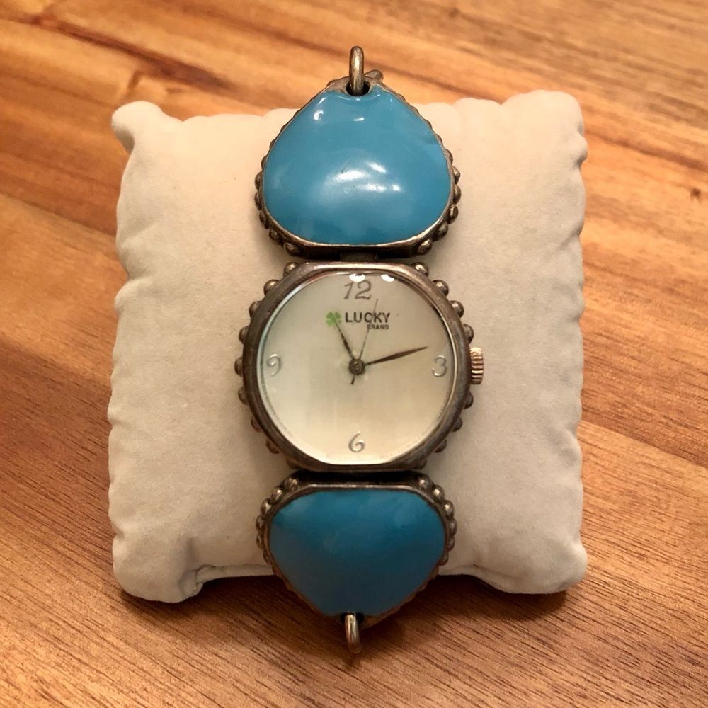 Lucky Brand | Enamel Bracelet Watch | 8” Adjustable